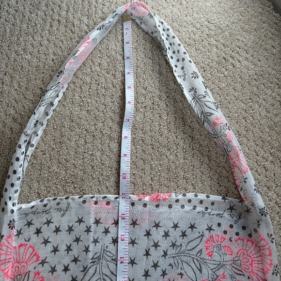 Free People sheer Gauze fabric shopping tote bag - Picture 4 of 4